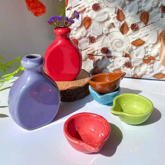 Festive micro vase gift hamper