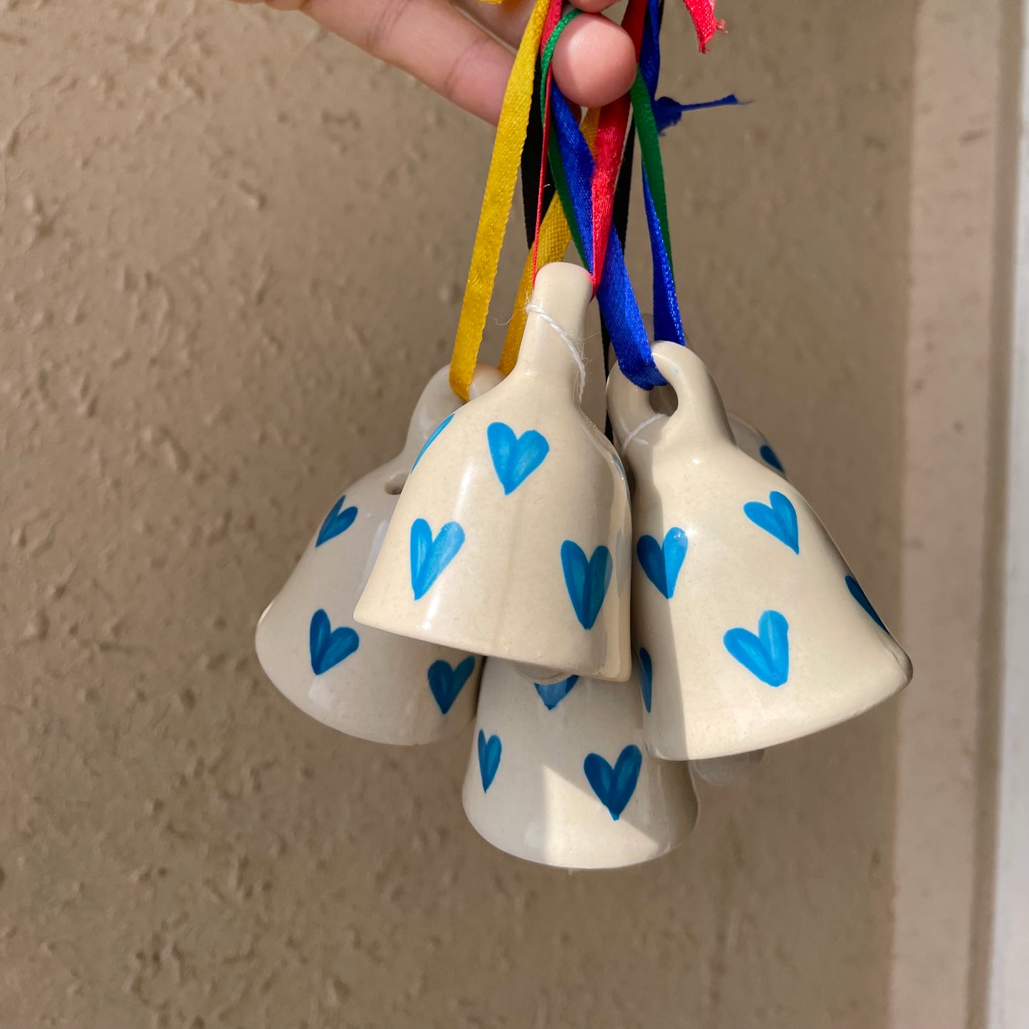 Sweetheart bells (Blue)- Set of 3