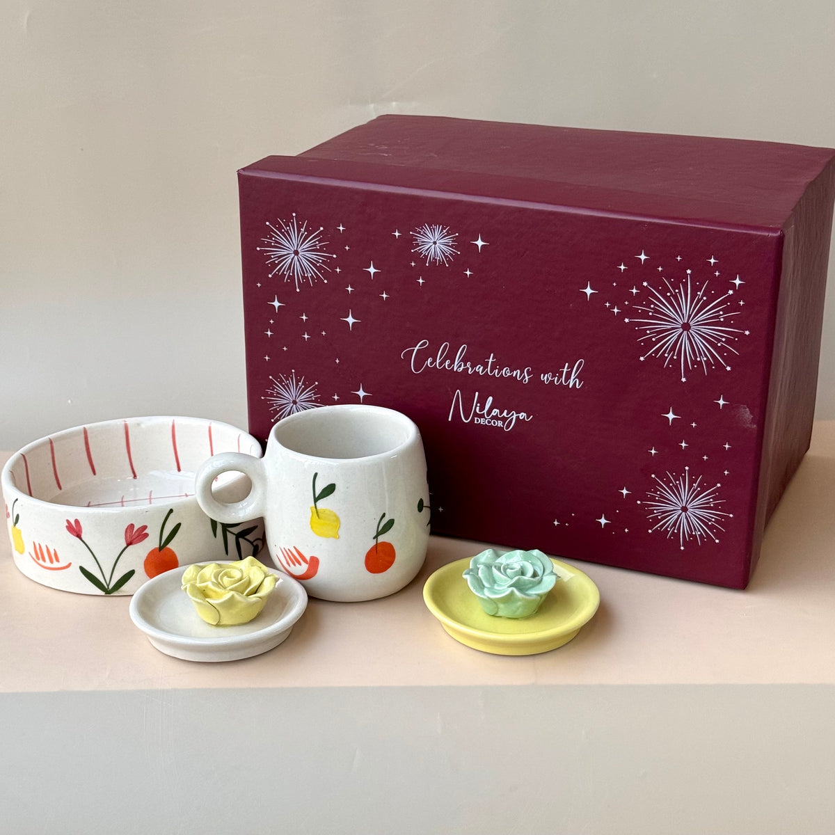Gardenia breakfast set Gift Box
