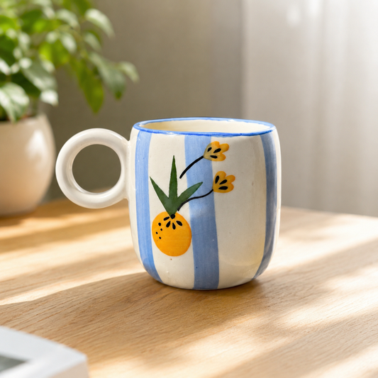Blue skies coffee mug