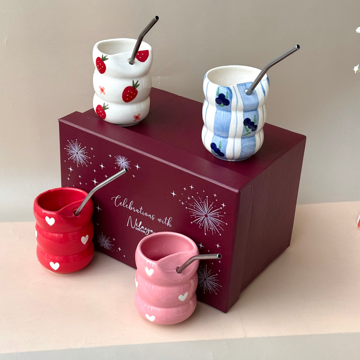 Bubble Sipper Party Gift Box (4 pcs)