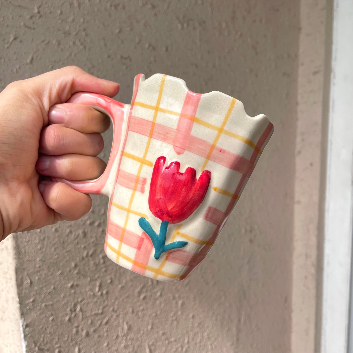Peppy tulip mug