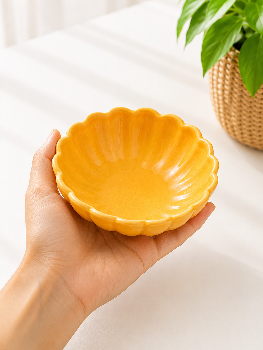 Floral Icecream dessert bowl set of 4