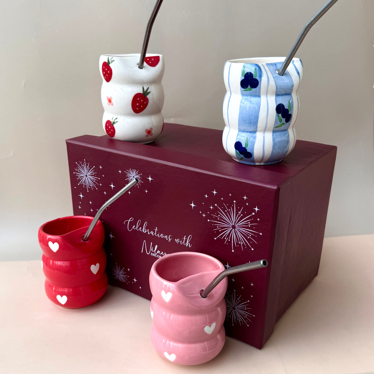 Bubble Sipper Party Gift Box (4 pcs)