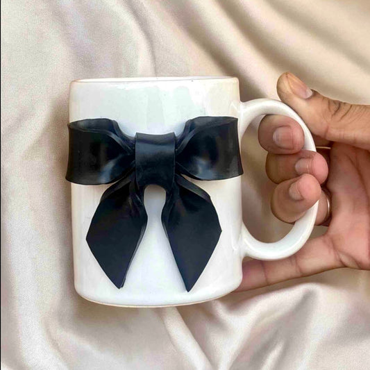 Pretty bow mug - Black (BUY 1 GET 1 Free)