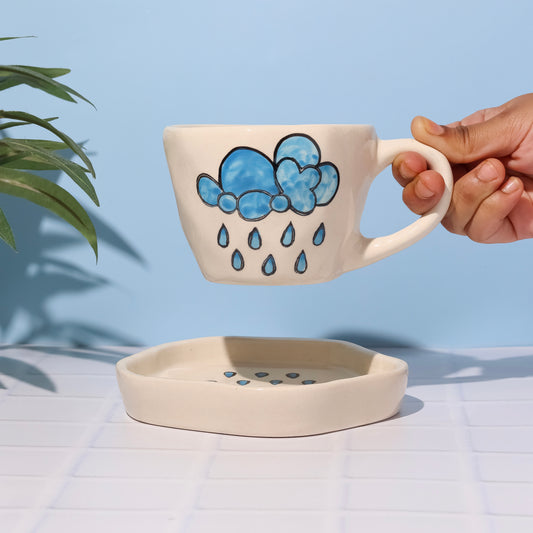 Rainy cloud cup saucer (BUY 1 GET 1 Free)
