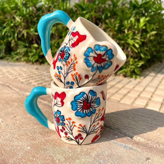 Floral pop mug - Garden