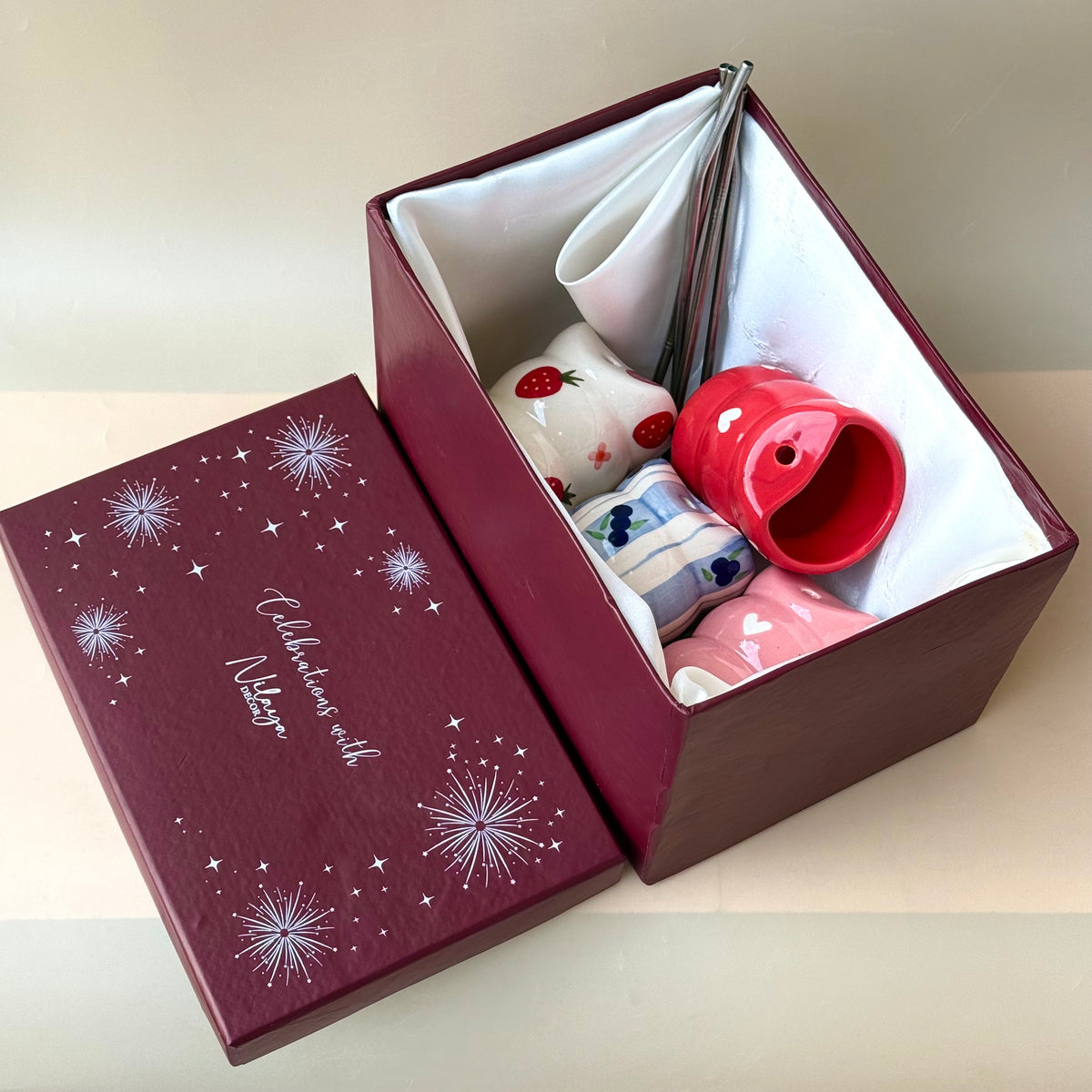 Bubble Sipper Party Gift Box (4 pcs)