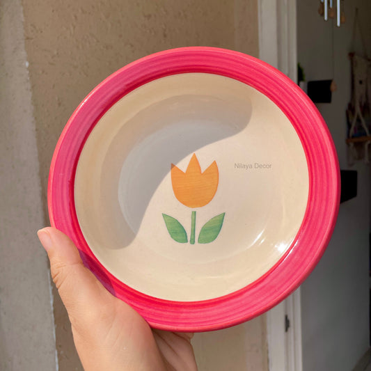 Tulip pop mini pasta plate