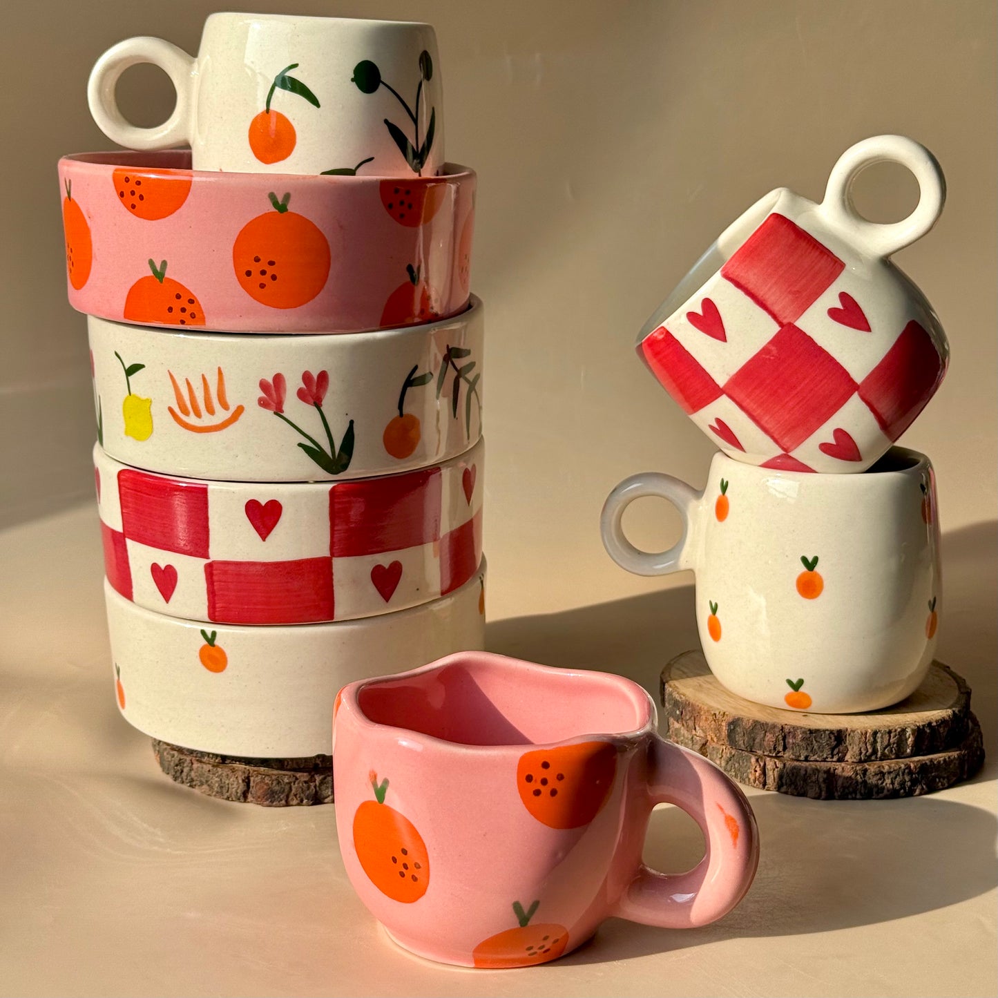 Happy breakfast club - set of 8