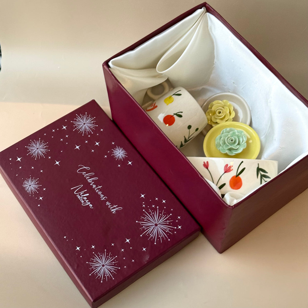 Gardenia breakfast set Gift Box