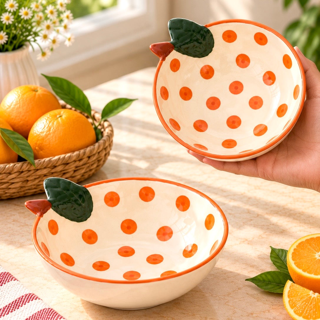 Orange burst bowl