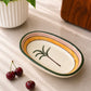Oval pasta plate cum bowl - Palm