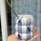 Blueberry bubble sipper (cum tumbler) with straw (Copy)