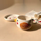 Set of 5 pinteresty mugs with plates