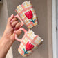 Peppy tulip mug & Shape of Heart mug combo