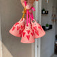 Sweetheart ceramic bells - Set of 3 (Pink)