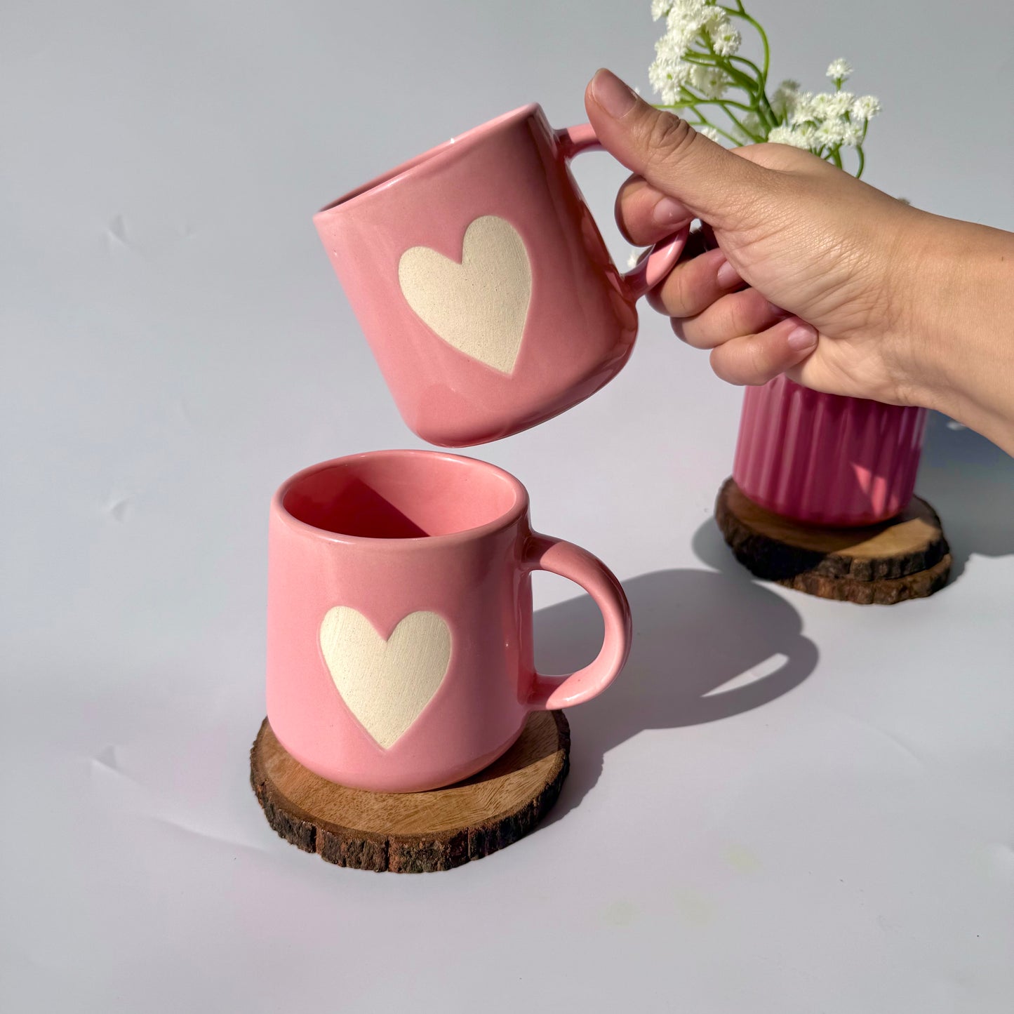 Love Bug coffee mug (Pink)