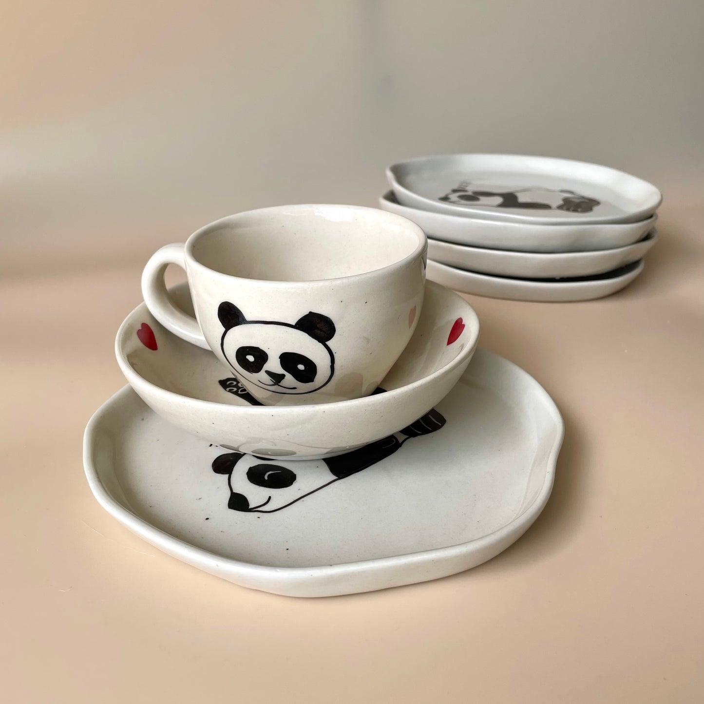 Lazy Panda breakfast set (set of three)