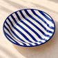 Blue Stripes pasta plate (8 inch)