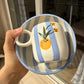 Blue skies breakfast set (set of bowl & mug)