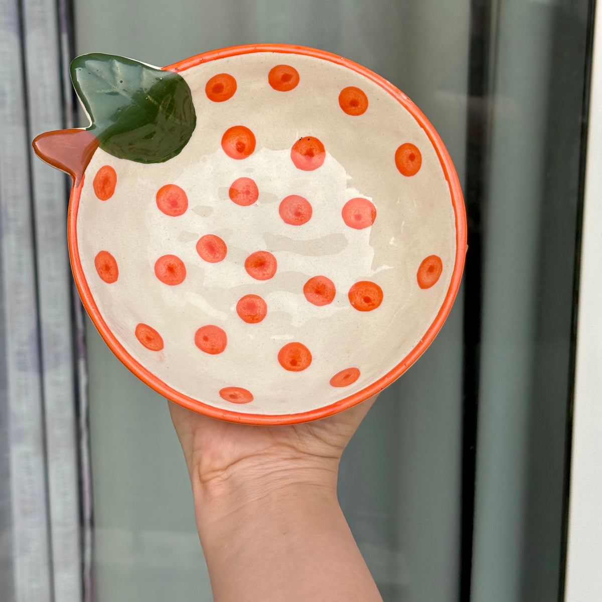 Orange burst bowl