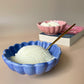 Floral ice cream bowl set (set of two)