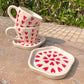 Sweetheart cup and saucer