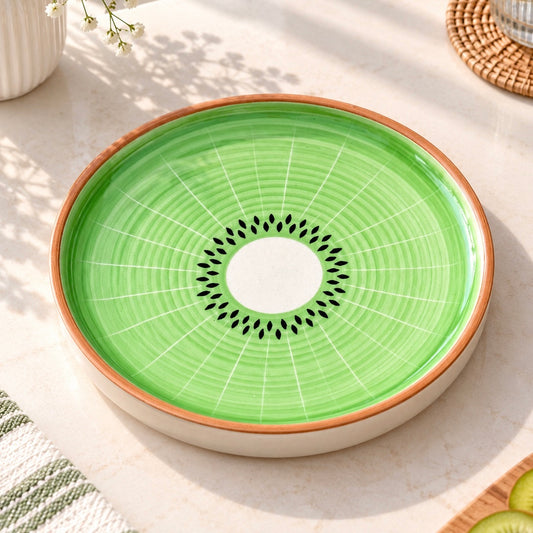Kiwi Snack Plate cum platter (8-inch)