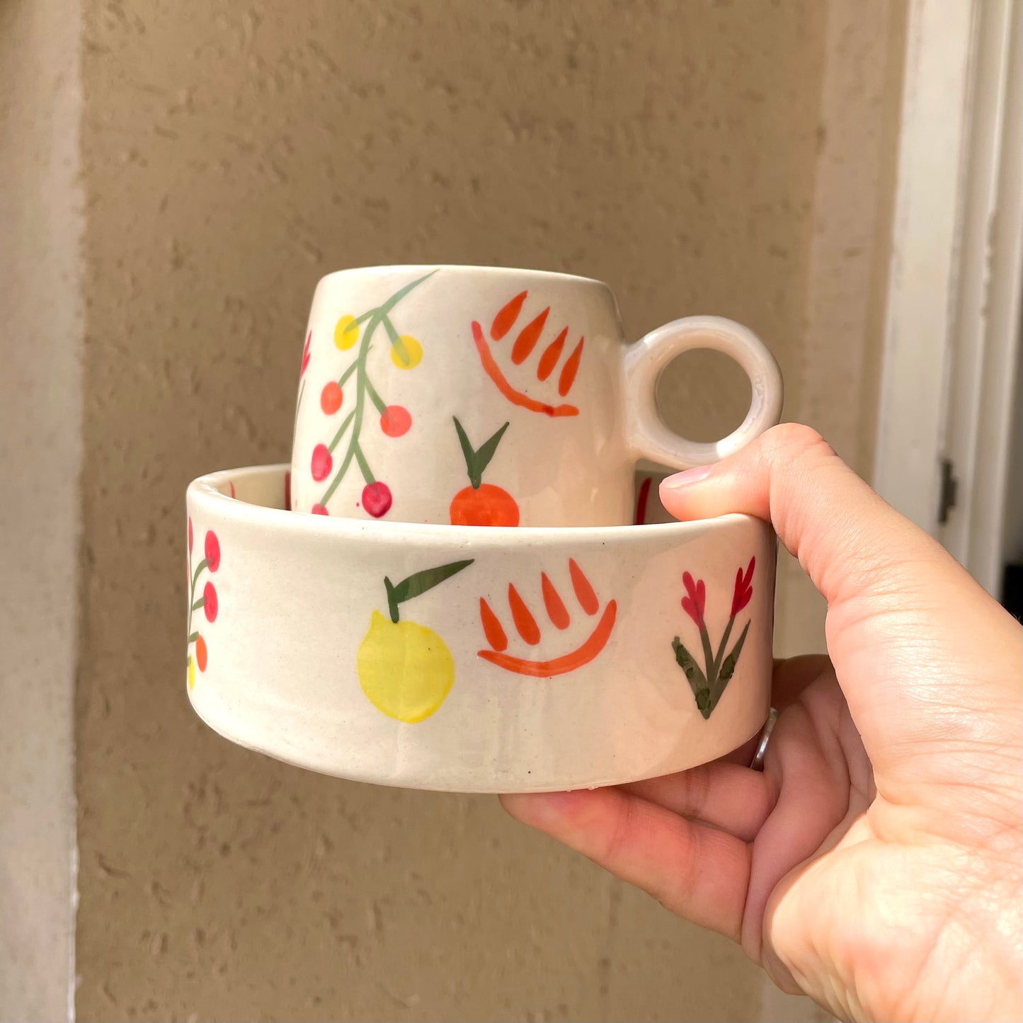 Gardenia breakfast set