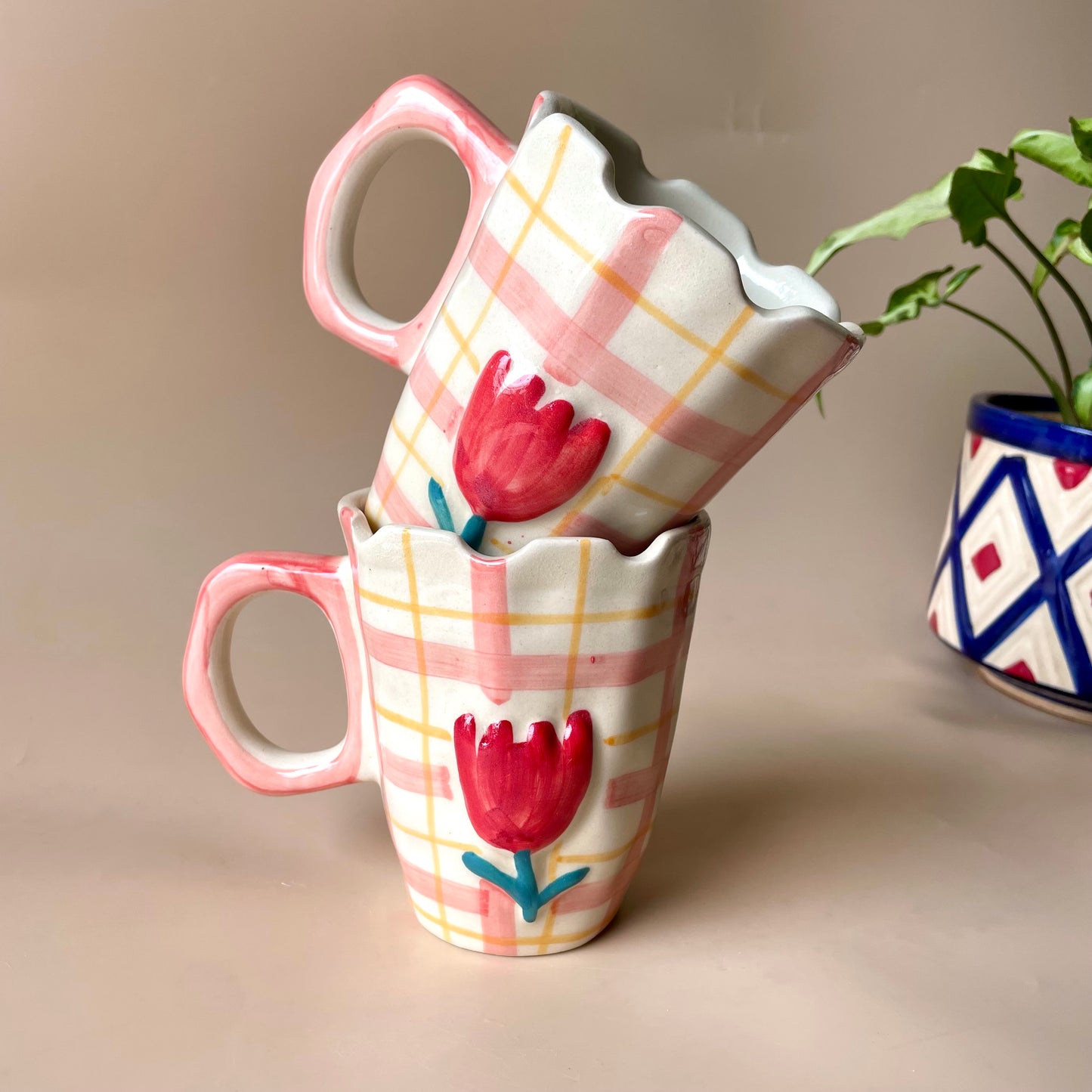 Peppy tulip mug
