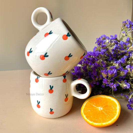 Mini oranges mug