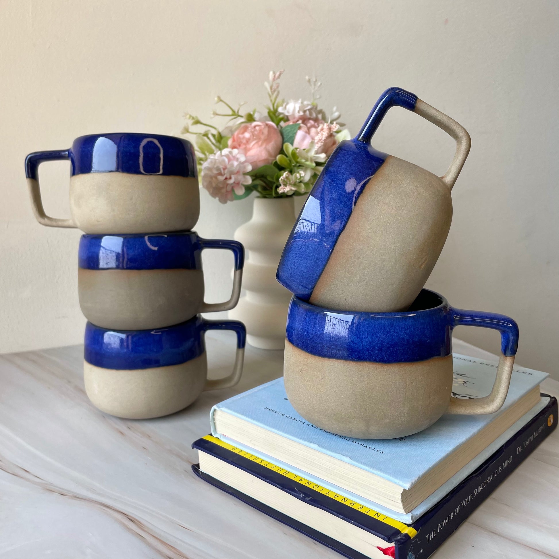 Dual shade coffee mugs