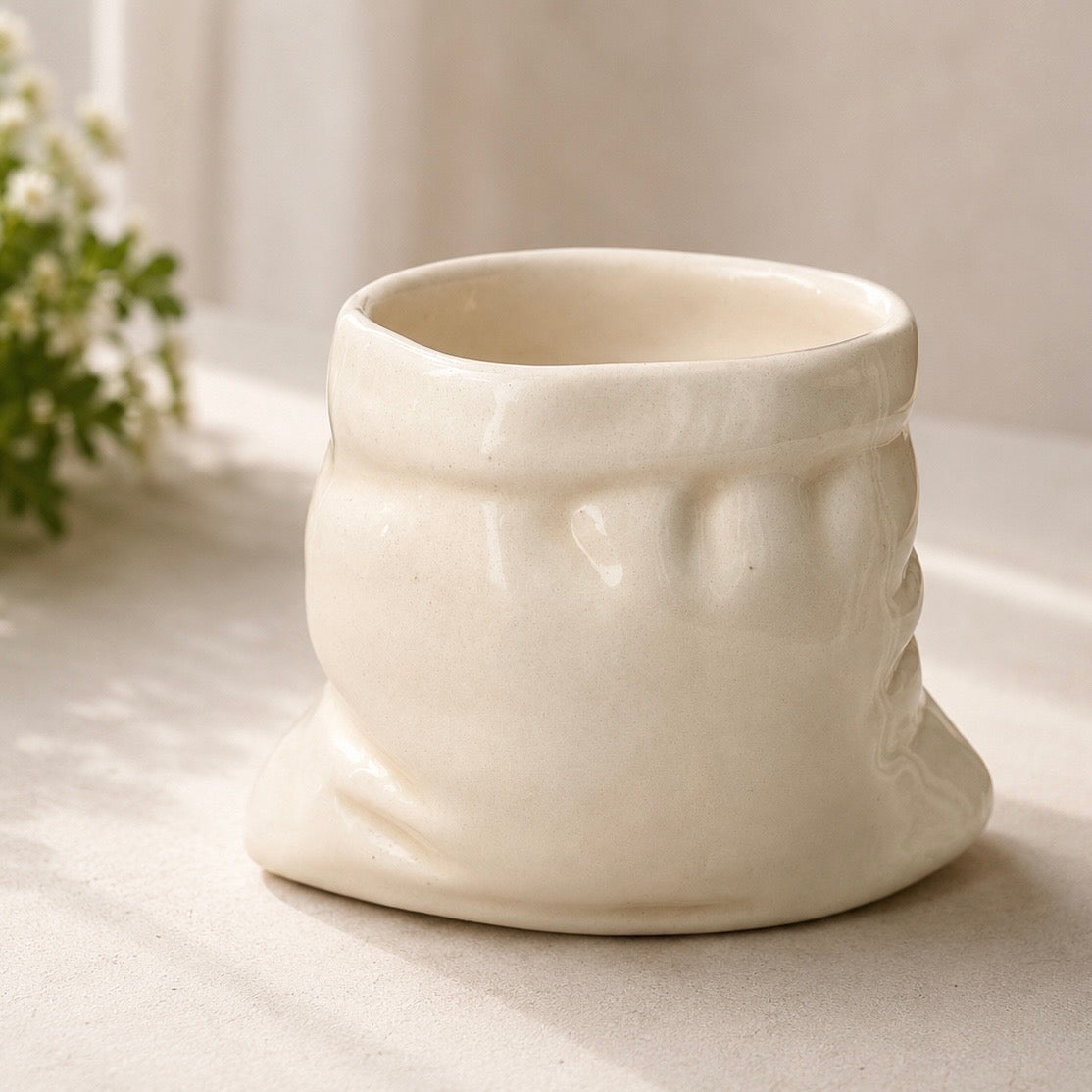 Pouch mug (plain) cum Organiser