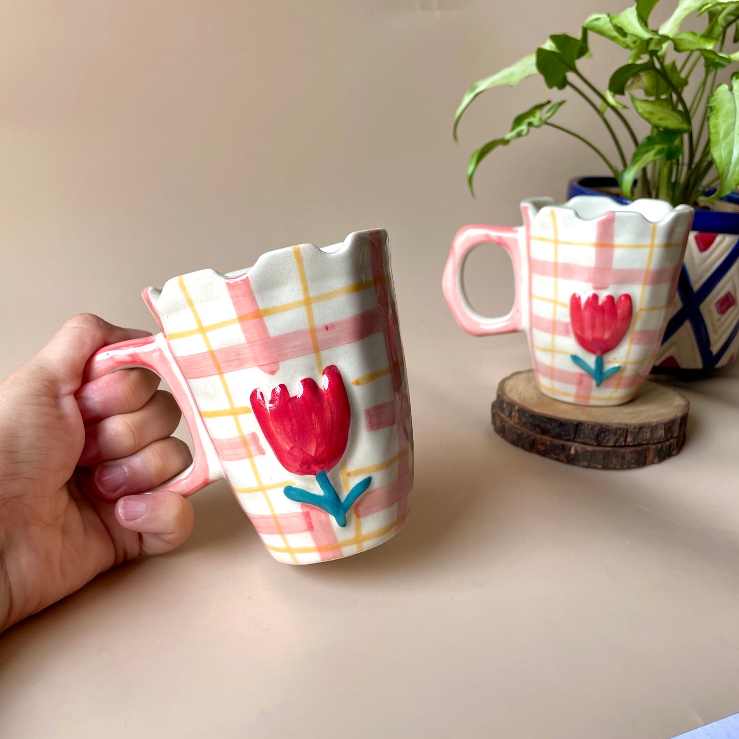 Peppy tulip mug