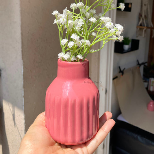 Blush bloom vase