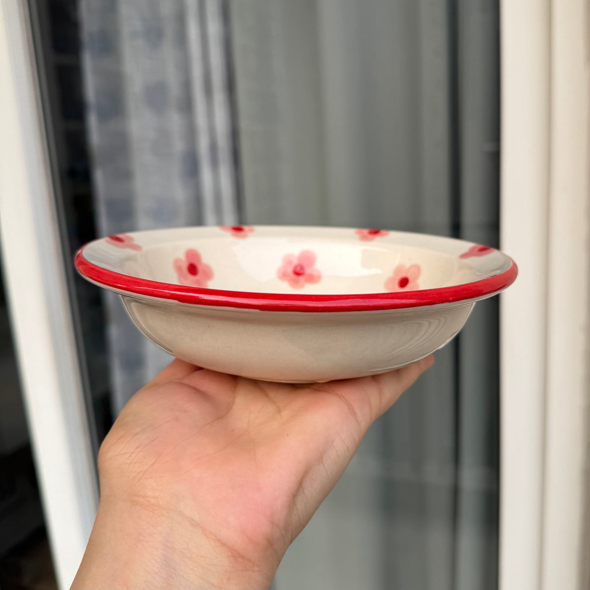 Pink Petal mini pasta plate