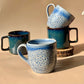The Blue mood Quartet - set of 4 mugs