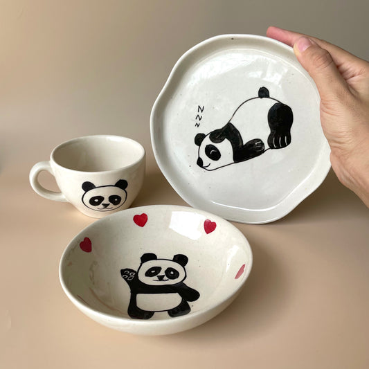 Lazy Panda breakfast set (set of three)