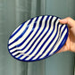Blue Stripes pasta plate (8 inch)