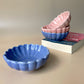 Floral ice cream bowl set (set of two)