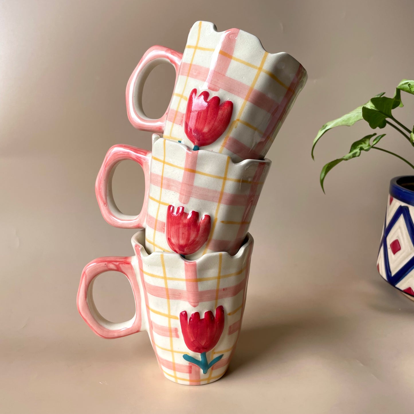 Peppy tulip mug