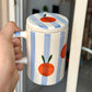 Orange pop mug (with Lid)
