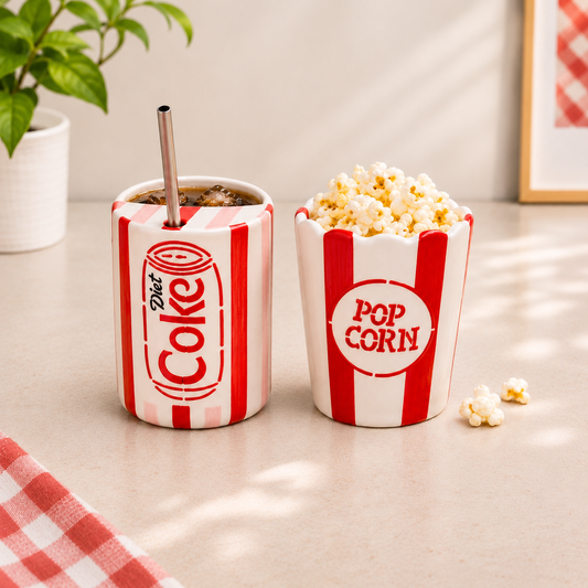 Movie Munchies Duo (Diet Coke sipper + Popcorn tub set)
