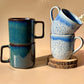 The Blue mood Quartet - set of 4 mugs