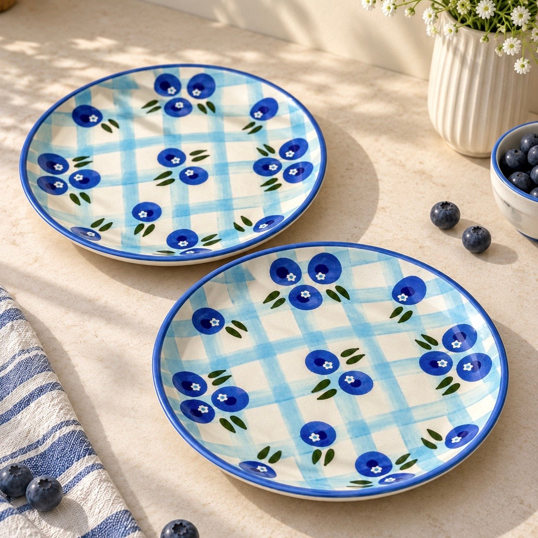 Blueberry Picnic Dessert plate