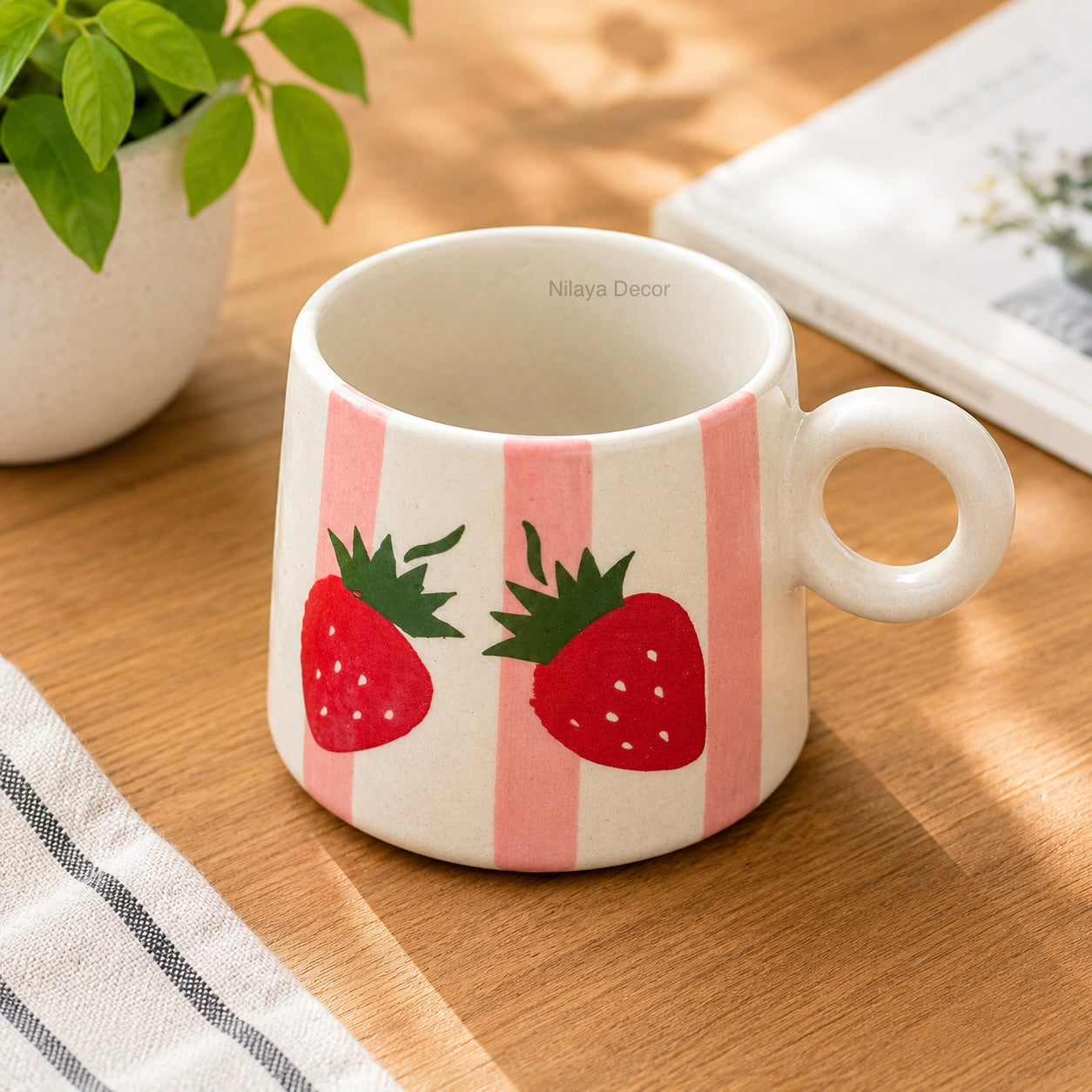 Berry blush mug