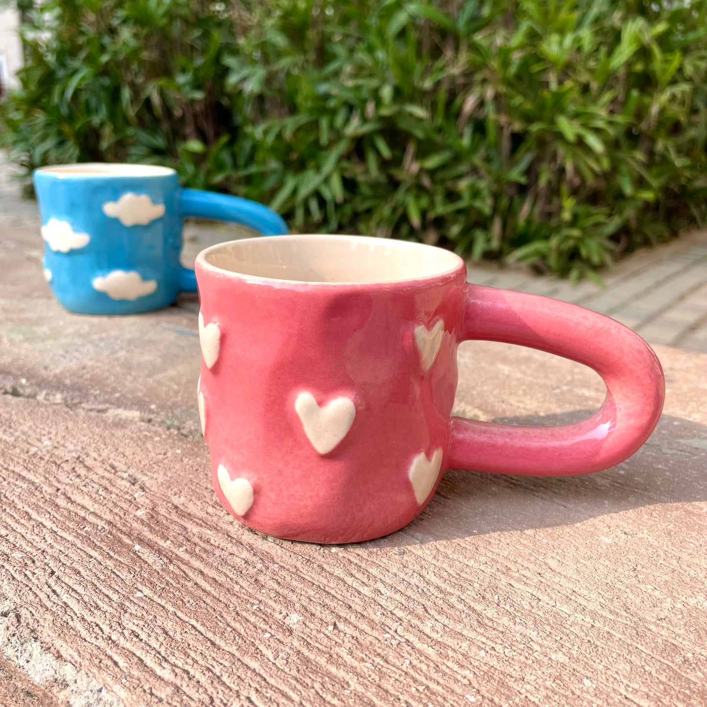 Cloud catcher and Heart pop mug combo (Set of 2)