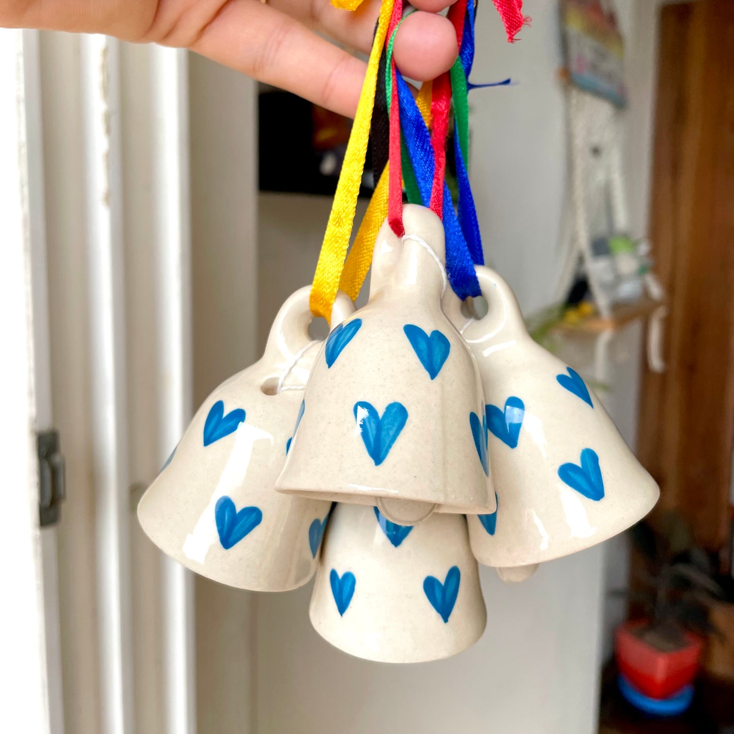 Sweetheart bells (Blue)- Set of 3