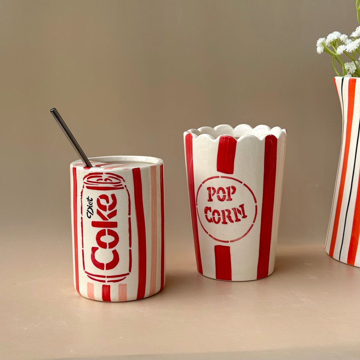 Movie Munchies Duo (Diet Coke sipper + Popcorn tub set)